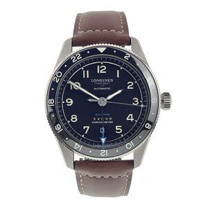 Longines Spirit Stainless Steel Black Dial 42mm Automatic Men's Watch L38124532